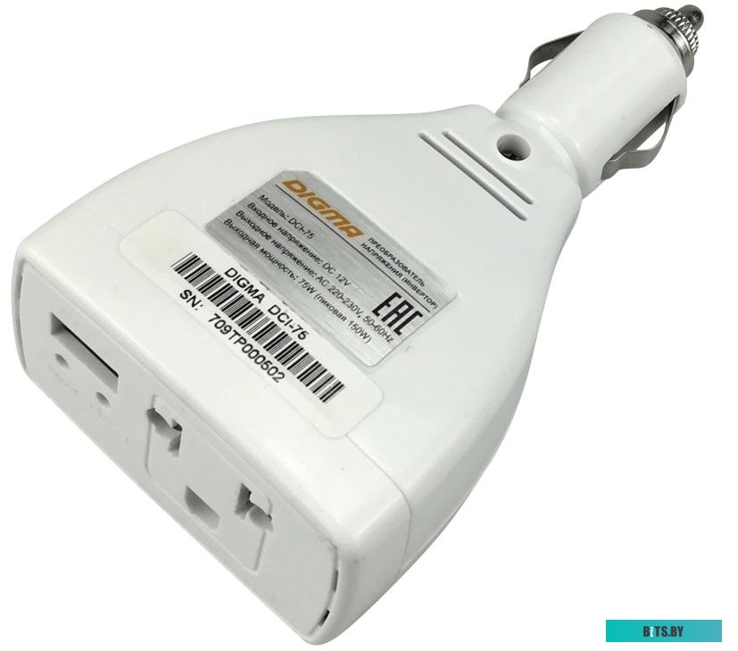 Автомобильный инвертор Digma DCI-75 <479843>