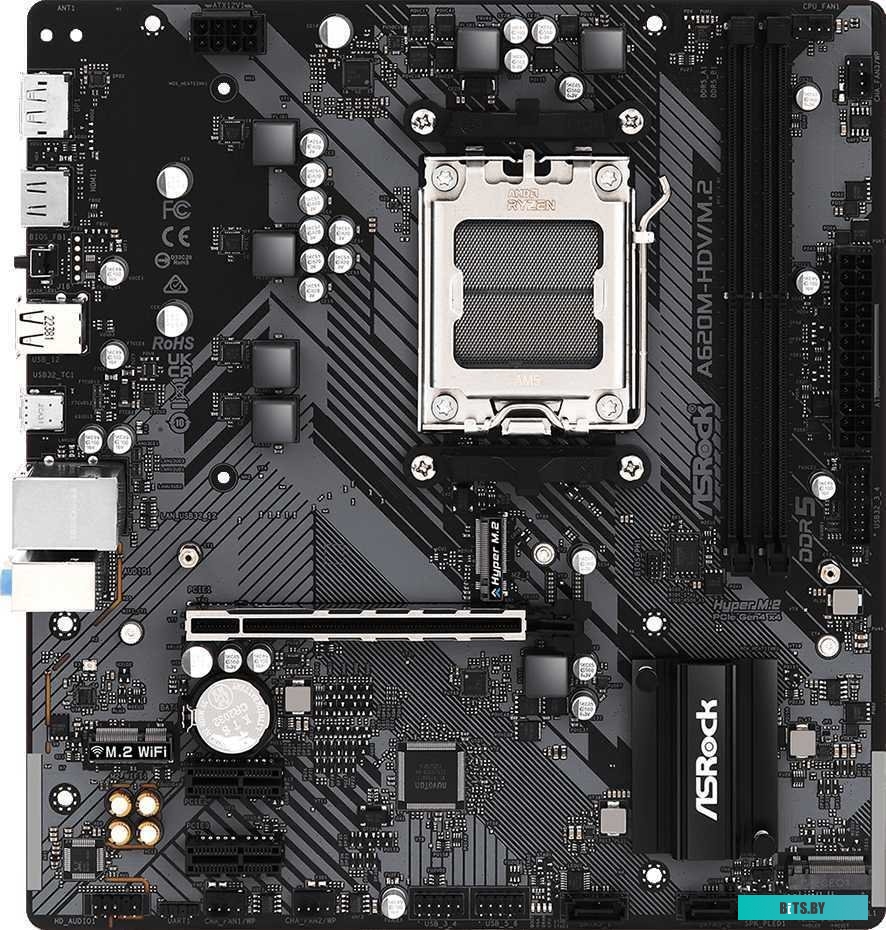 Материнская плата ASRock A620M-HDV/M.2
