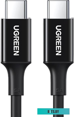 Кабель Ugreen US300 80372 USB Type-C - USB Type-C (2 м, черный)