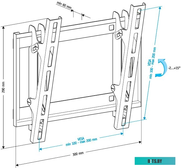 Кронштейн для телевизора Holder LCD-T2609