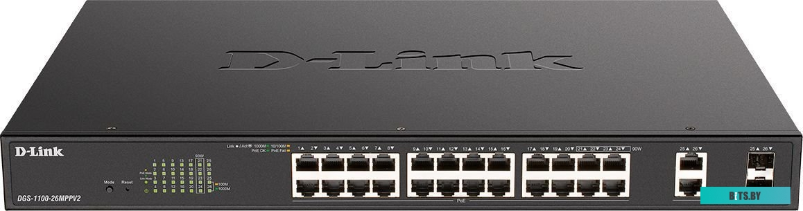 Коммутатор D-link DGS-1100-26MPPV2/A3A