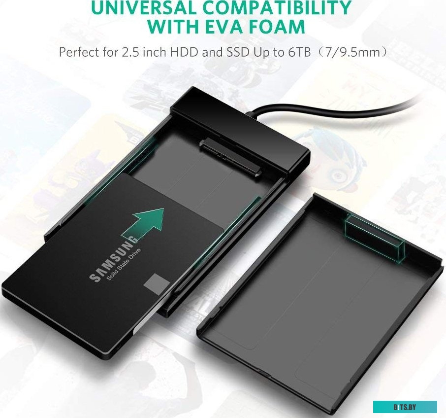Бокс для жесткого диска Ugreen 30847