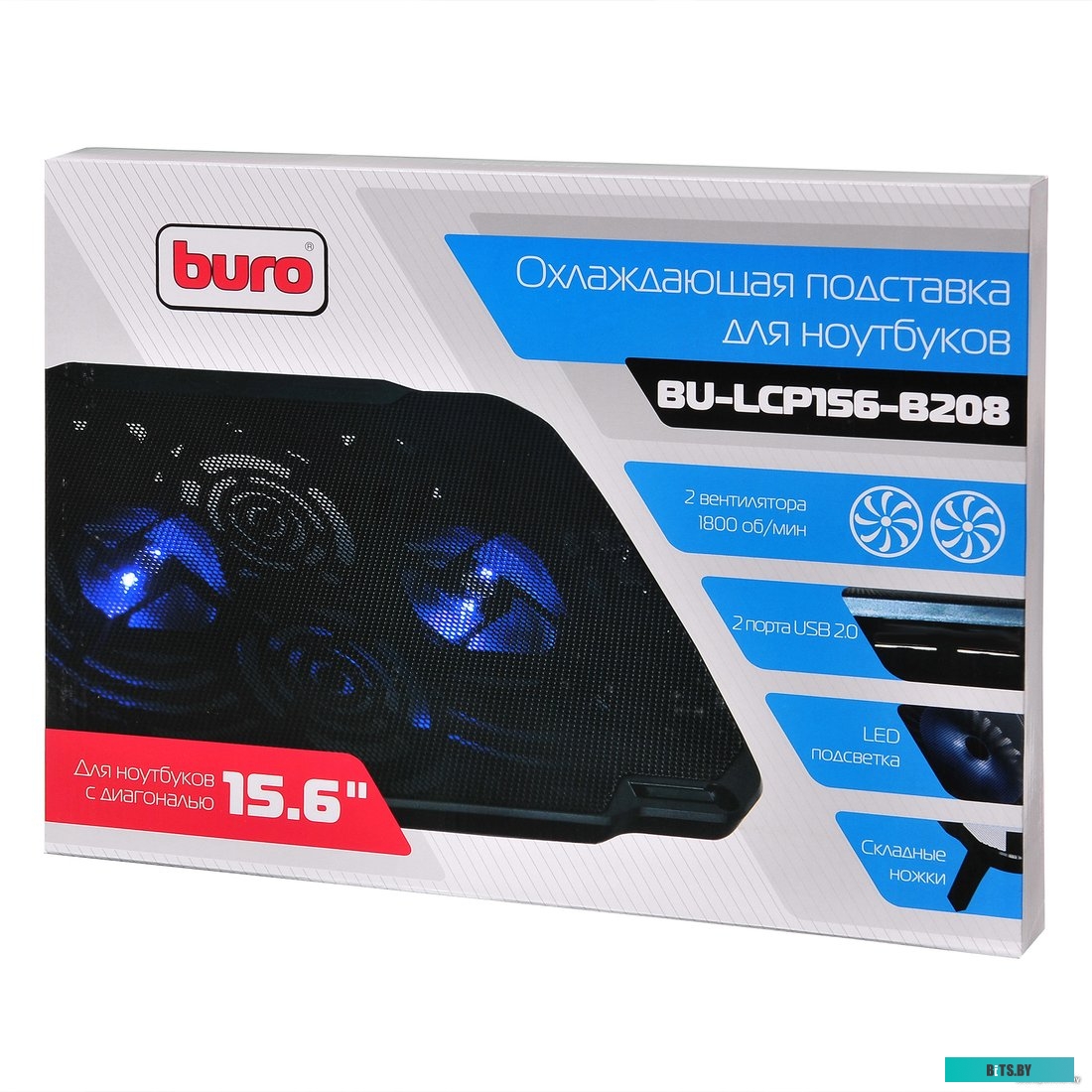 Подставка для ноутбука Buro BU-LCP156-B208