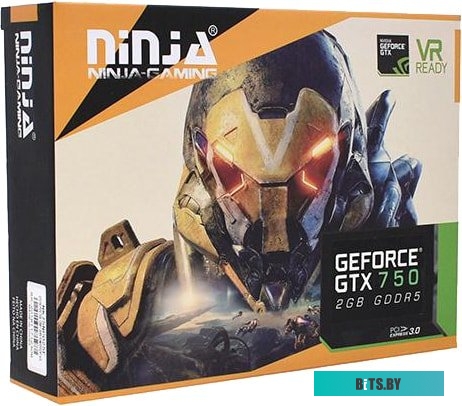 2Gb <PCI-E> GDDR5 Ninja NK75NP025F  (RTL)  D-Sub+DVI+HDMI <GeForce  GTX750>