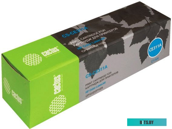 Картридж Cactus CS-CE311A Cyan для hp Color LJ CP1012/CP1025