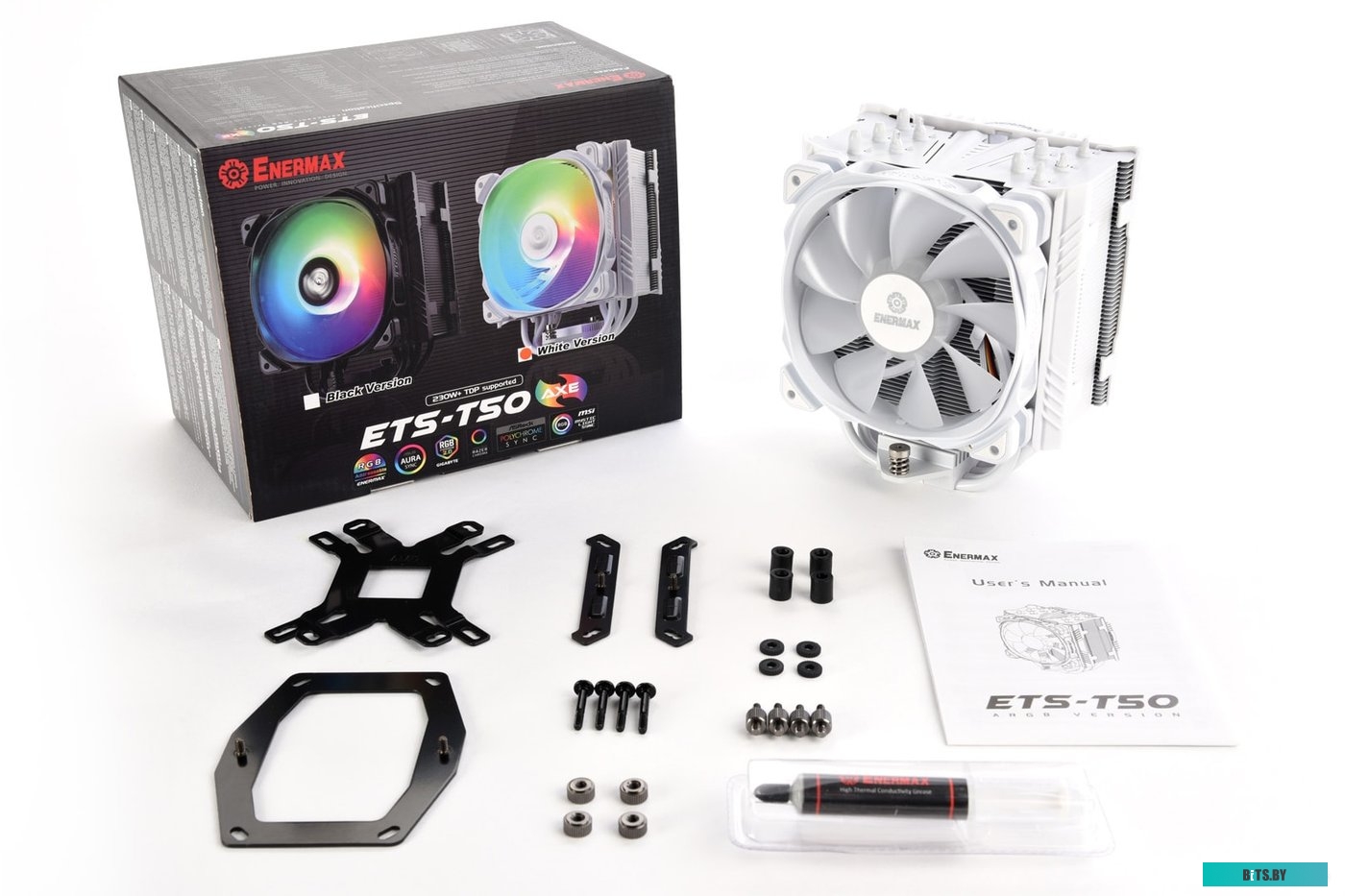 Кулер для процессора Enermax ETS-T50 AXE ARGB ETS-T50A-W-ARGB