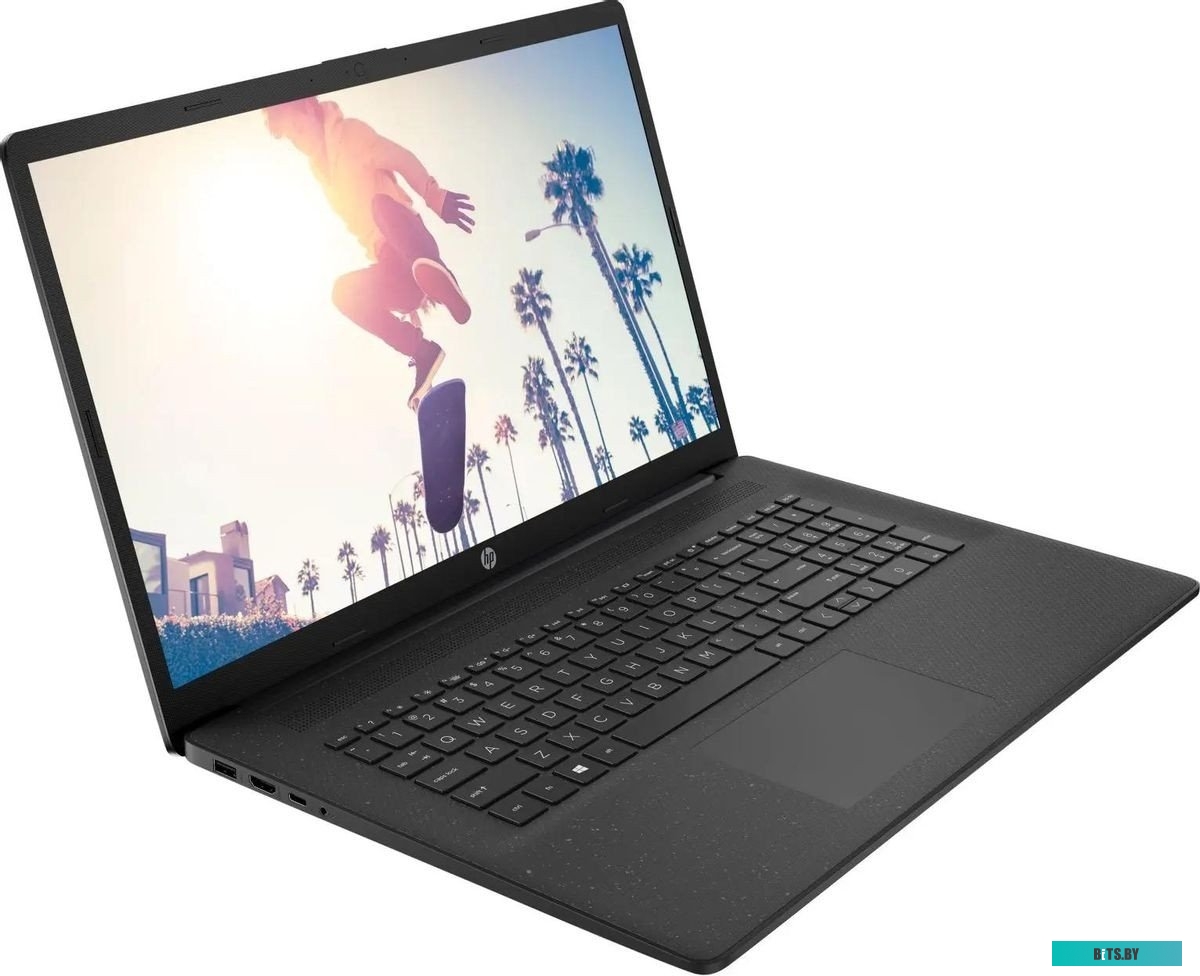 7P563EA Ноутбук HP 7P563EA Core i3 N305 8Gb SSD256Gb Intel UHD Graphics 17.3" IPS FHD (1920x1080) Free DOS black WiFi BT Cam