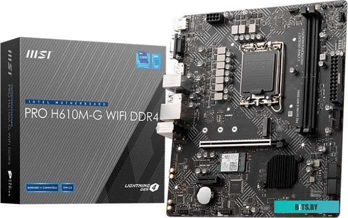 Материнская плата MSI Pro H610M-G WiFi DDR4