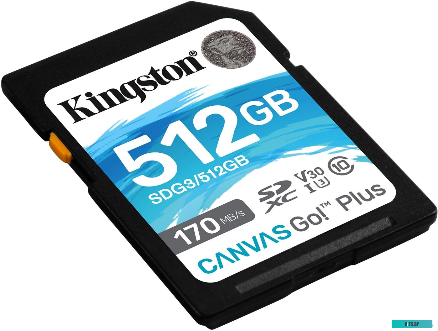 Карта памяти Kingston Canvas Go! Plus SDXC 512GB <SDG3/512GB>