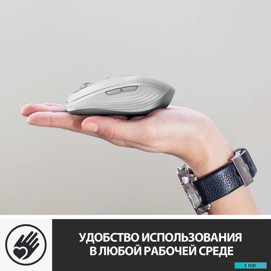 Мышь Logitech MX Anywhere 3 для Mac (светло-серый) <910-005991>