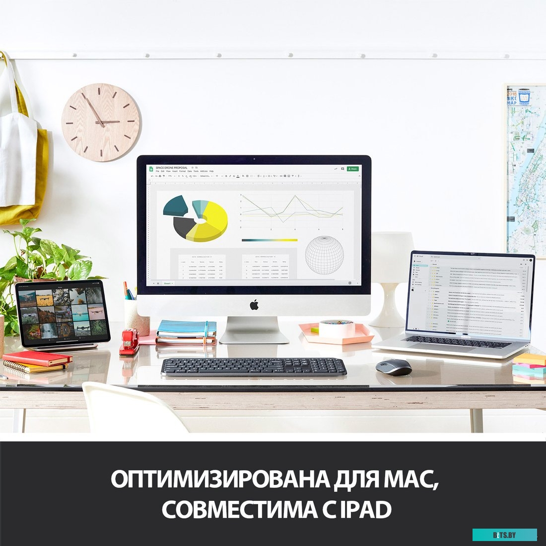 Мышь Logitech MX Anywhere 3 для Mac (светло-серый) <910-005991>