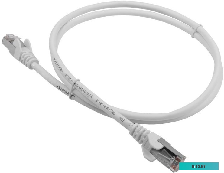Кабель Lanmaster LAN-PC45/S5E-1.0-WH