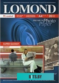 Фотобумага Lomond Super Glossy Bright A4 200 г/кв.м 20 листов (1101112)