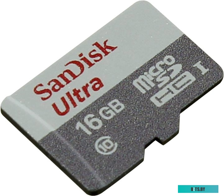 Карта памяти SanDisk Ultra microSDHC Class 10 UHS-I 16GB <SDSQUNS-016G-GN3MN>