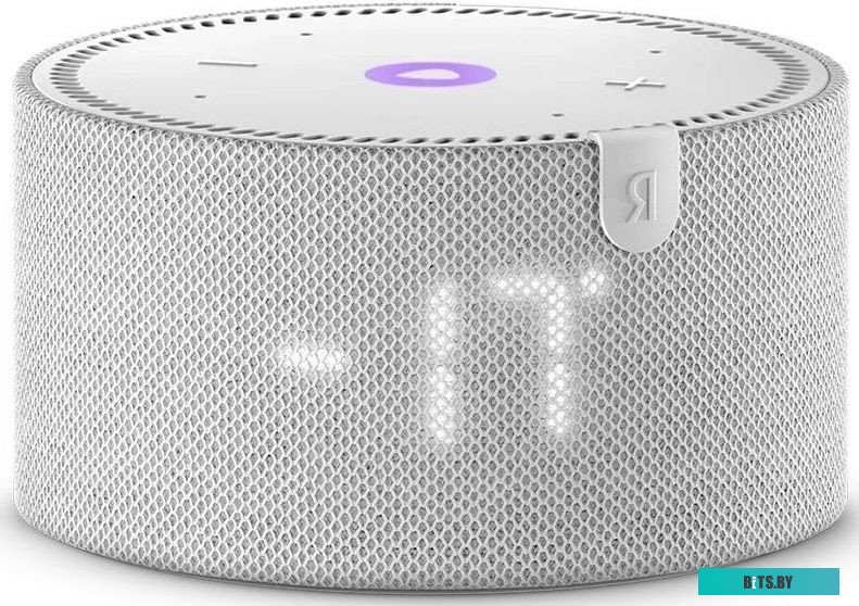 Умная колонка Яндекс Станция Мини 2 с часами (серый опал) <YNDX-00020G>