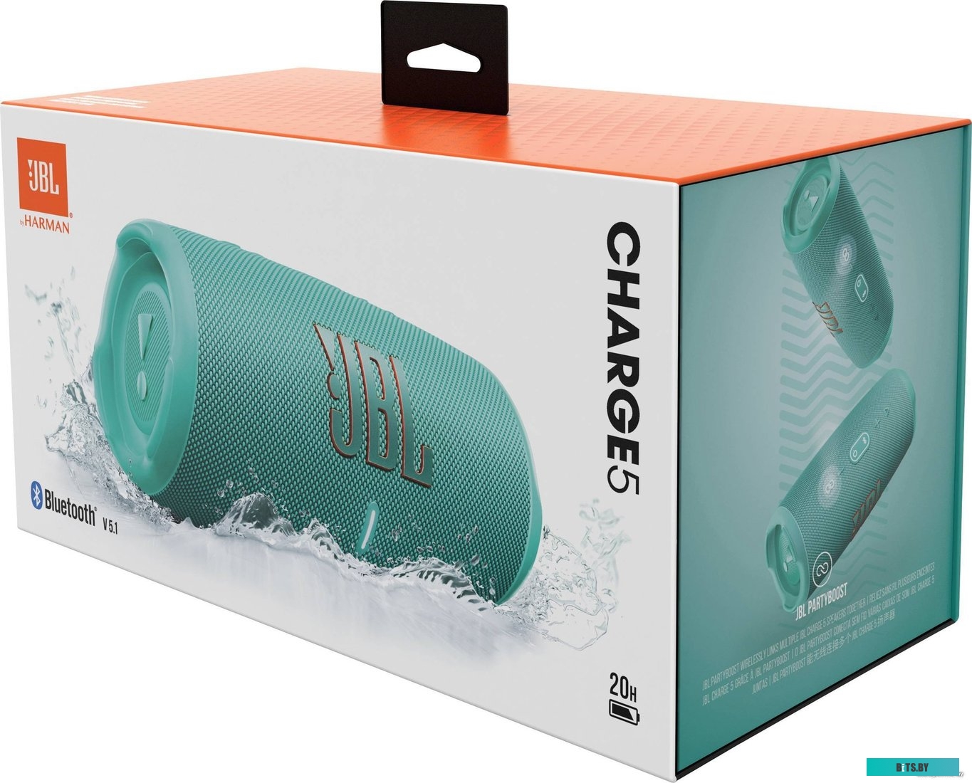Беспроводная колонка JBL Charge 5 (бирюзовый) <JBLCHARGE5TEAL>