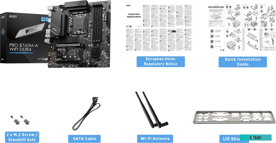 Материнская плата MSI Pro B760M-A WiFi DDR4