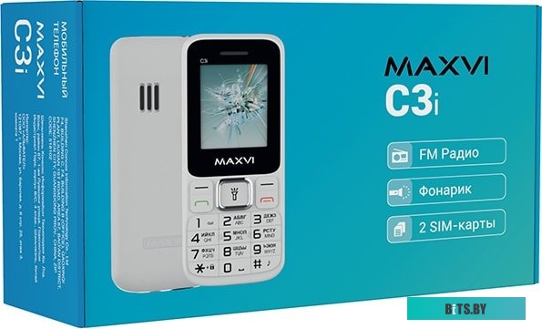 Мобильный телефон Maxvi C3i (черный)