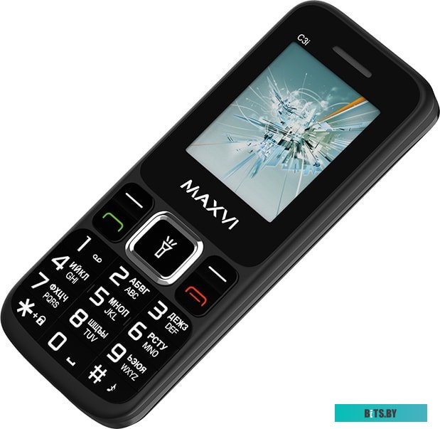 Мобильный телефон Maxvi C3i (черный)
