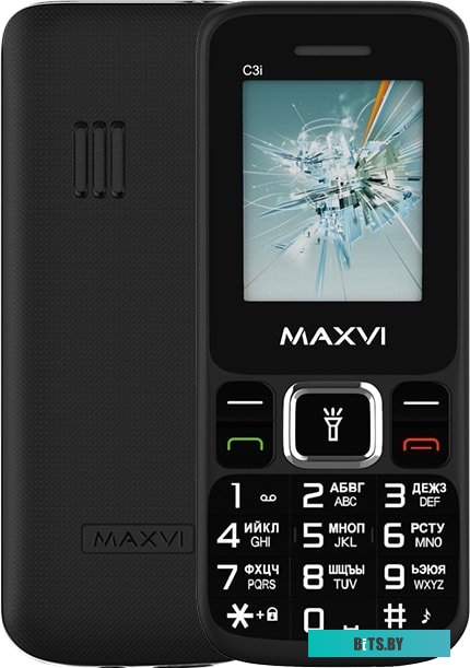 Мобильный телефон Maxvi C3i (черный)