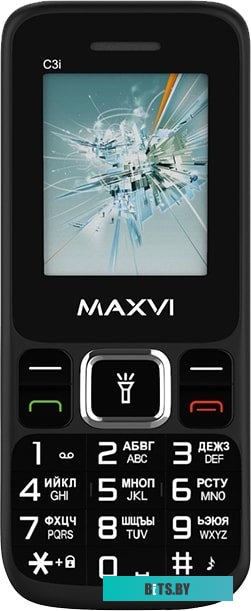 Мобильный телефон Maxvi C3i (черный)