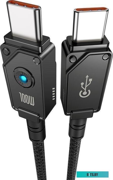 Кабель Baseus Unbreakable Series USB Type-C - USB Type-C (2 м, черный)