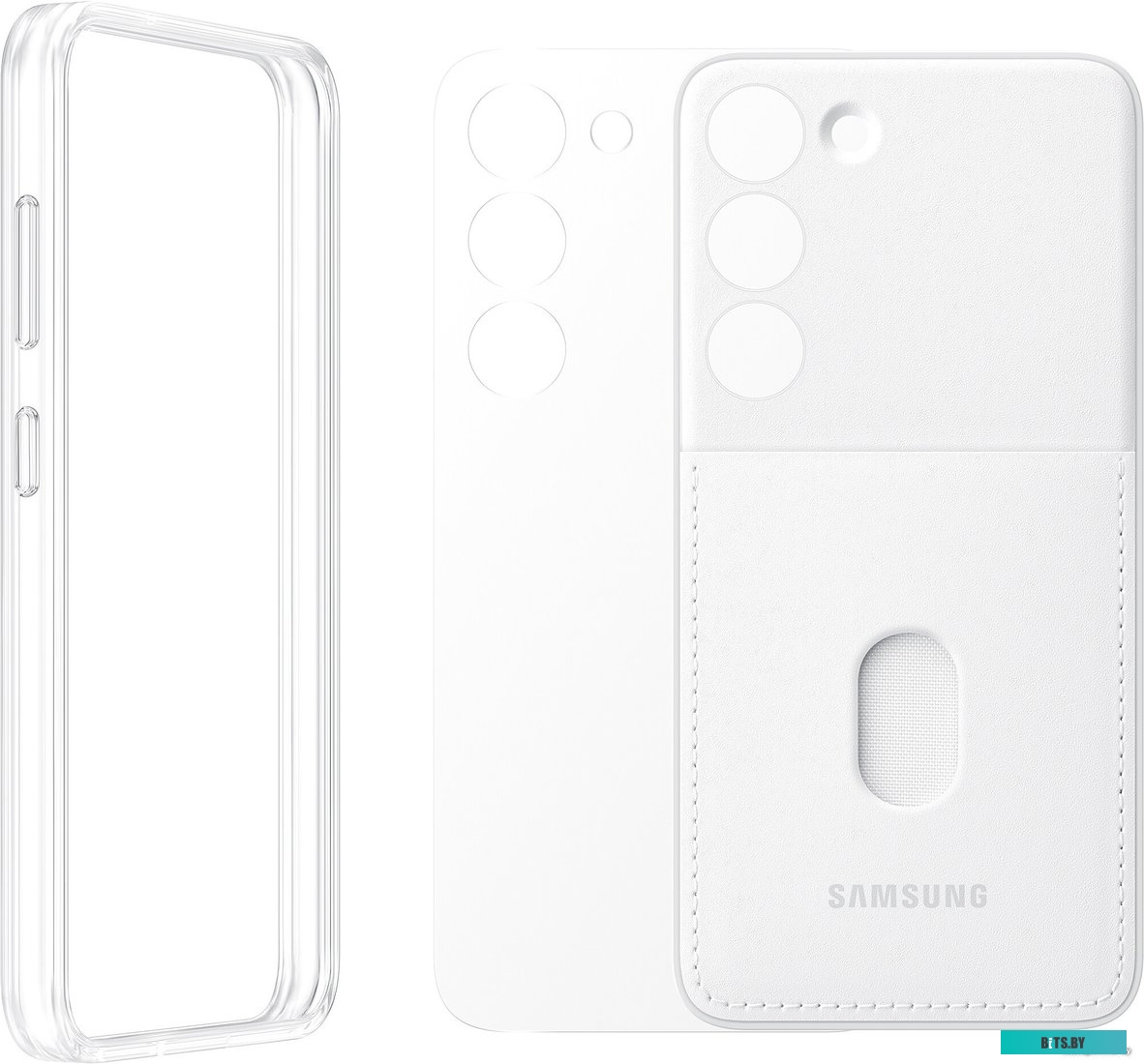 Чехол-накладка Samsung Frame Case для Galaxy S23 (EF-MS911CWEGRU) белый