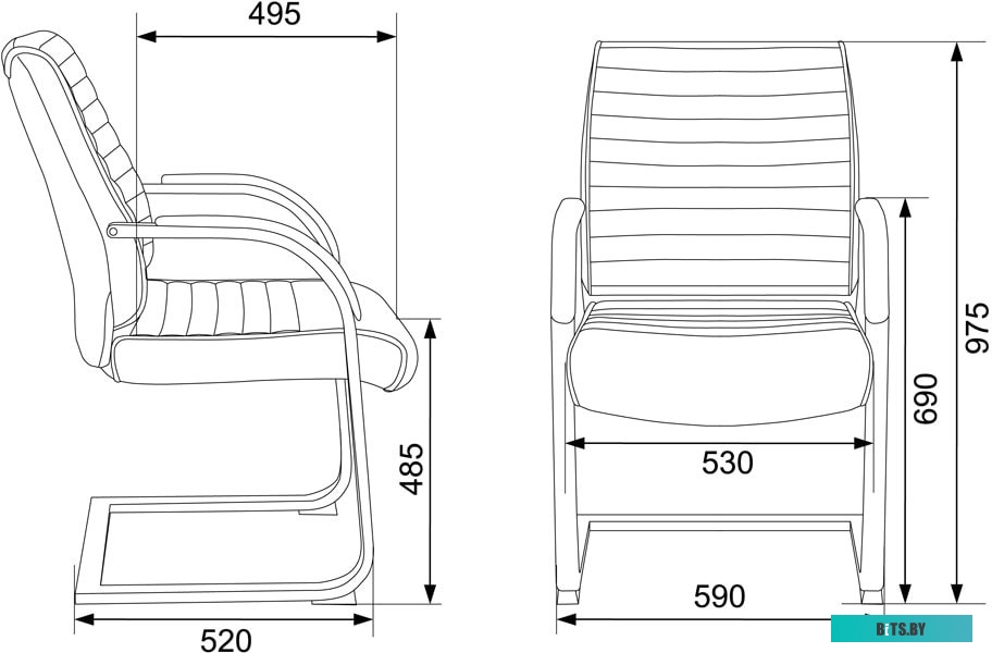 Офисное кресло (Стул) Бюрократ T-8010N-LOW-V (слоновая кость) <T-8010N-LOW-V/IVORY>