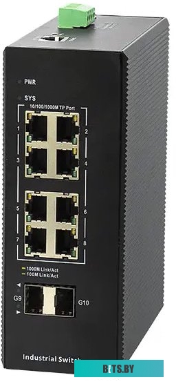 Индустриальный коммутатор BDCOM IES200-V25-2S8P
