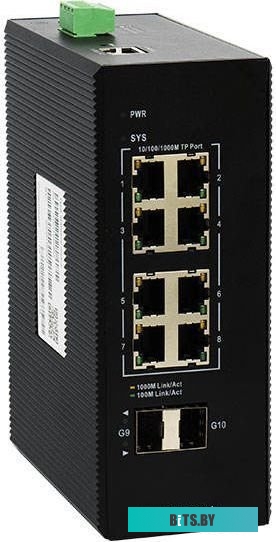 Индустриальный коммутатор BDCOM IES200-V25-2S8P