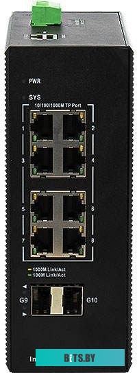 Индустриальный коммутатор BDCOM IES200-V25-2S8P