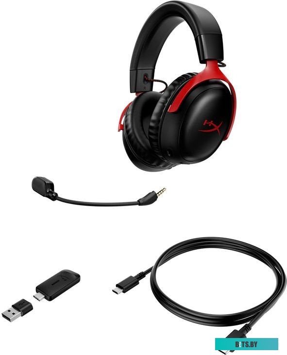 HyperX Cloud III Wireless (черный/красный)