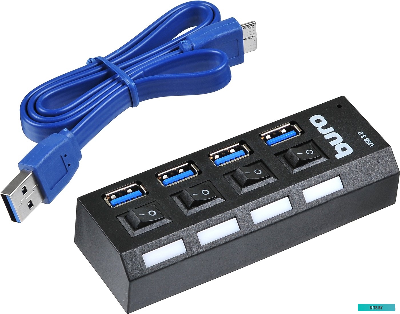 Концентратор USB (Хаб) Buro BU-HUB4-U3.0-L