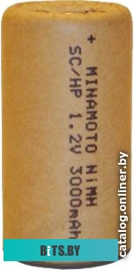 Аккумуляторная батарея SC 1,2V/3000mAh MINAMOTO MH-3000SC/HP