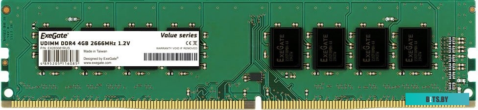 Модуль памяти ExeGate 4GB DDR4 PC4-21300 EX283081RUS