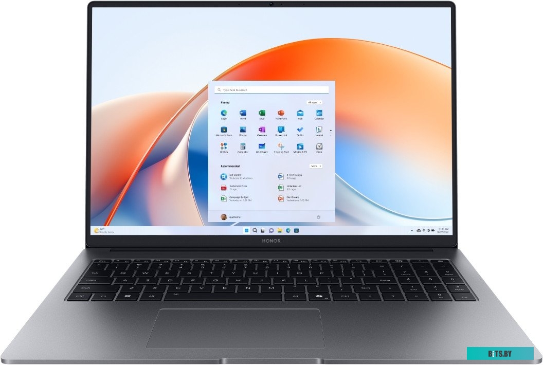Ноутбук Honor MagicBook X16 Plus 2025 BRB-X Space Gray (5301ALVV) 5301ALVV