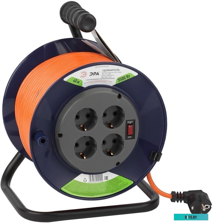 Удлинитель ЭРА RPx-4es-3x1.5-40m Б0046836