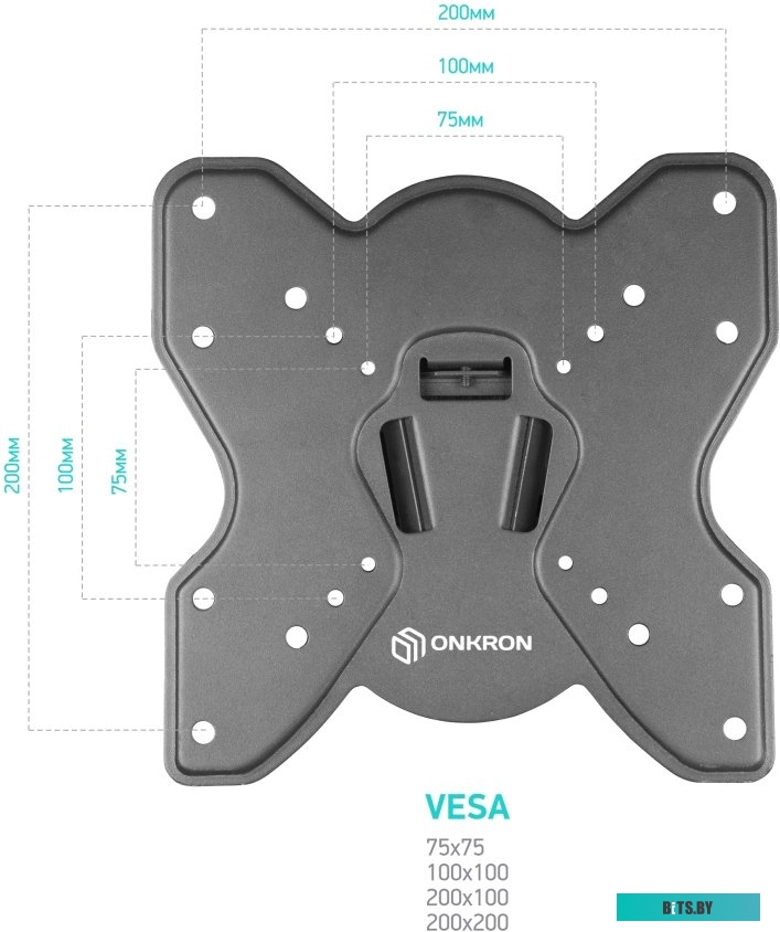 Кронштейн для телевизора Onkron M1S (черный)