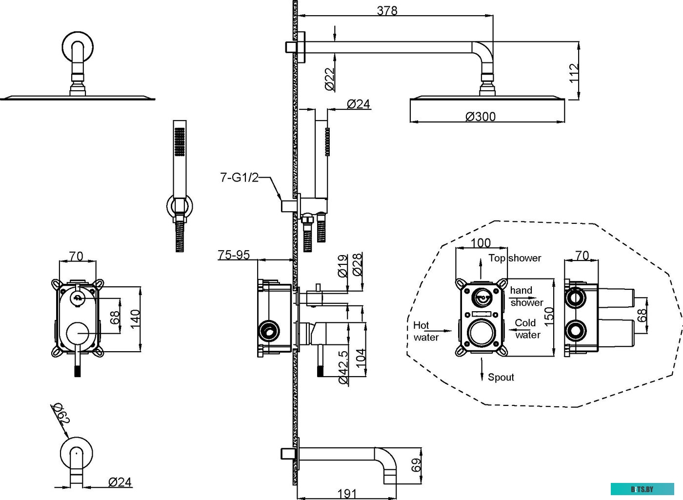 Картридж Bion CE255X (аналог HP CE255X) <BCR-CE255X >