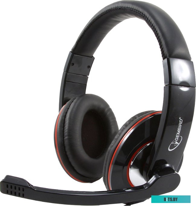 Наушники (Гарнитура) Gembird MHS-780 (черный) <MHS-780B>
