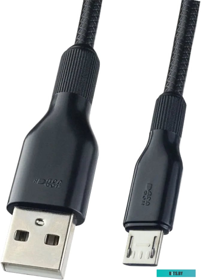 Кабель Perfeo USB Type-A - microUSB U4807 (1 м, черный)