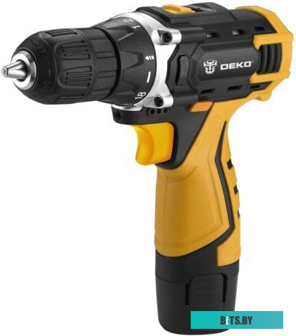 Дрель-шуруповерт Deko DKCD12FU-Li SET 3 063-4173 (с 1-м АКБ, кейс)