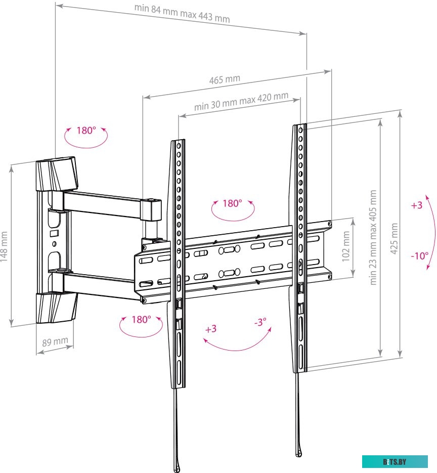 Кронштейн Arm Media LCD-414