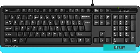 Клавиатура A4Tech Fstyler FKS10 (черный/синий)