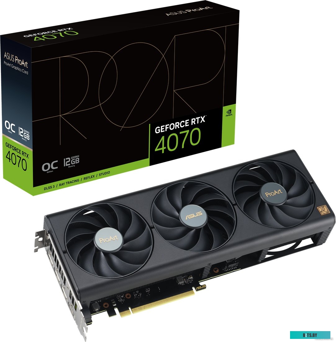 Видеокарта ASUS ProArt GeForce RTX 4070 OC Edition PROART-RTX4070-O12G