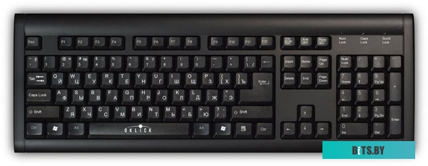 Клавиатура Oklick 120 M Standard Keyboard Black