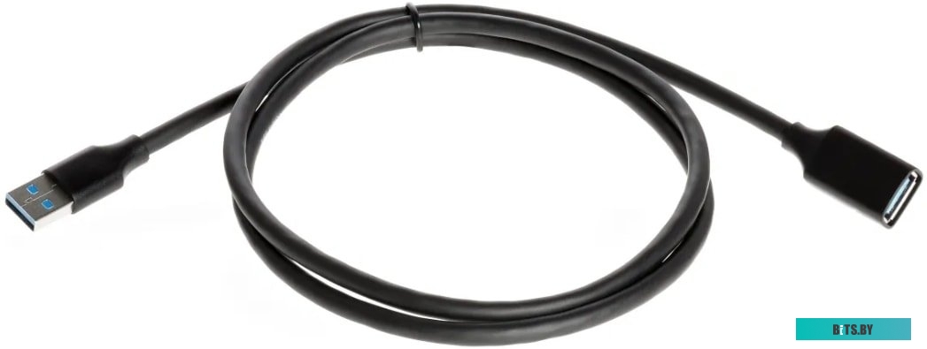 Удлинитель Telecom USB Type-A TUS708-1m (1 м, черный)