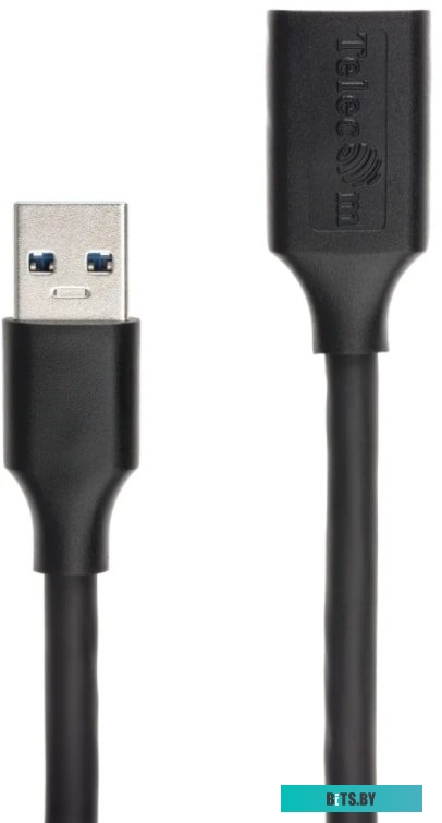 Удлинитель Telecom USB Type-A TUS708-1m (1 м, черный)