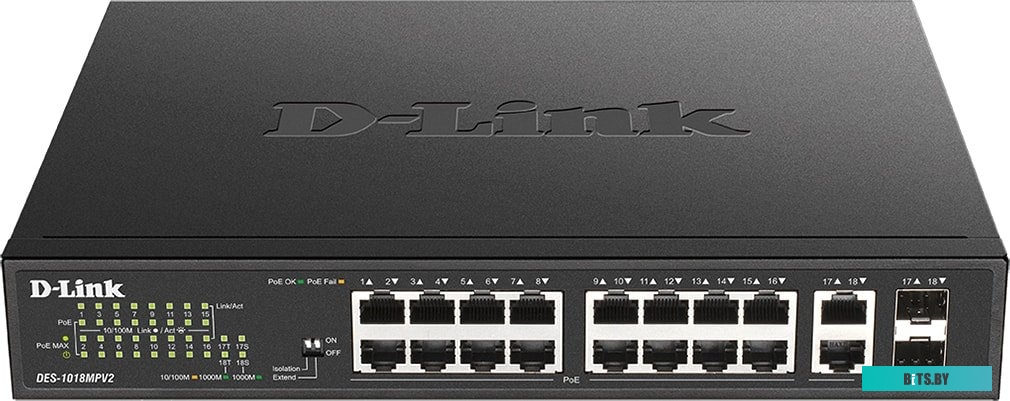 Коммутатор D-Link DES-1018MPV2/A1A
