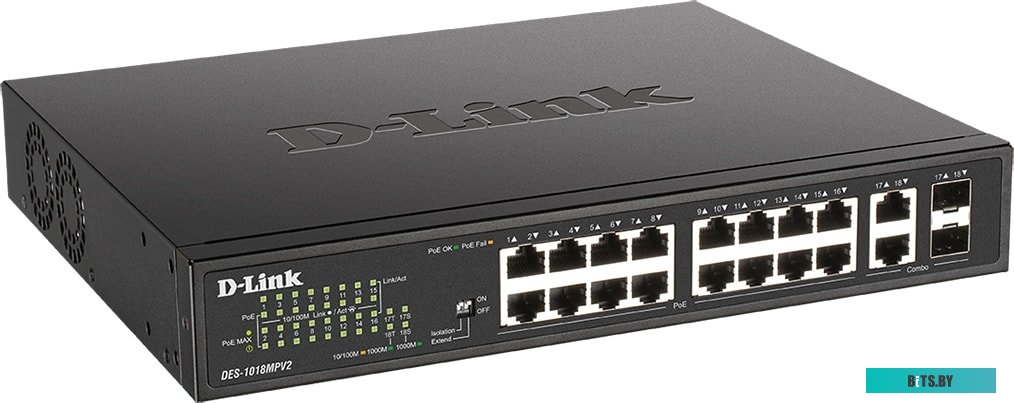 Коммутатор D-Link DES-1018MPV2/A1A